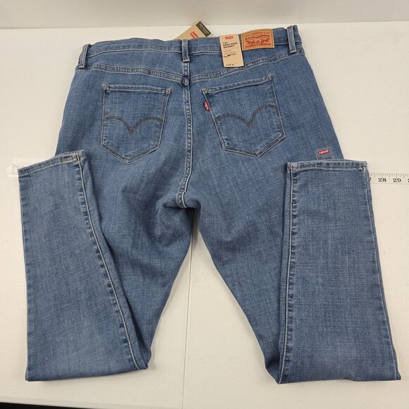 NWT Levis 721 high rise skinny jeans blue denim 16w womens 5838d - Picture 4 of 13